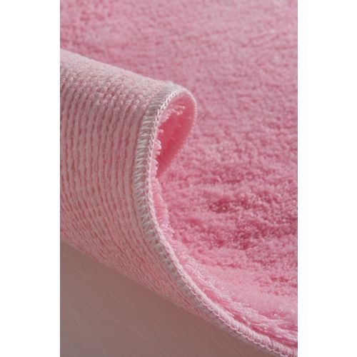 Colourful Cotton Kupaonski tepih akrilni (2 komada), Color of Oval - Candy Pink slika 4