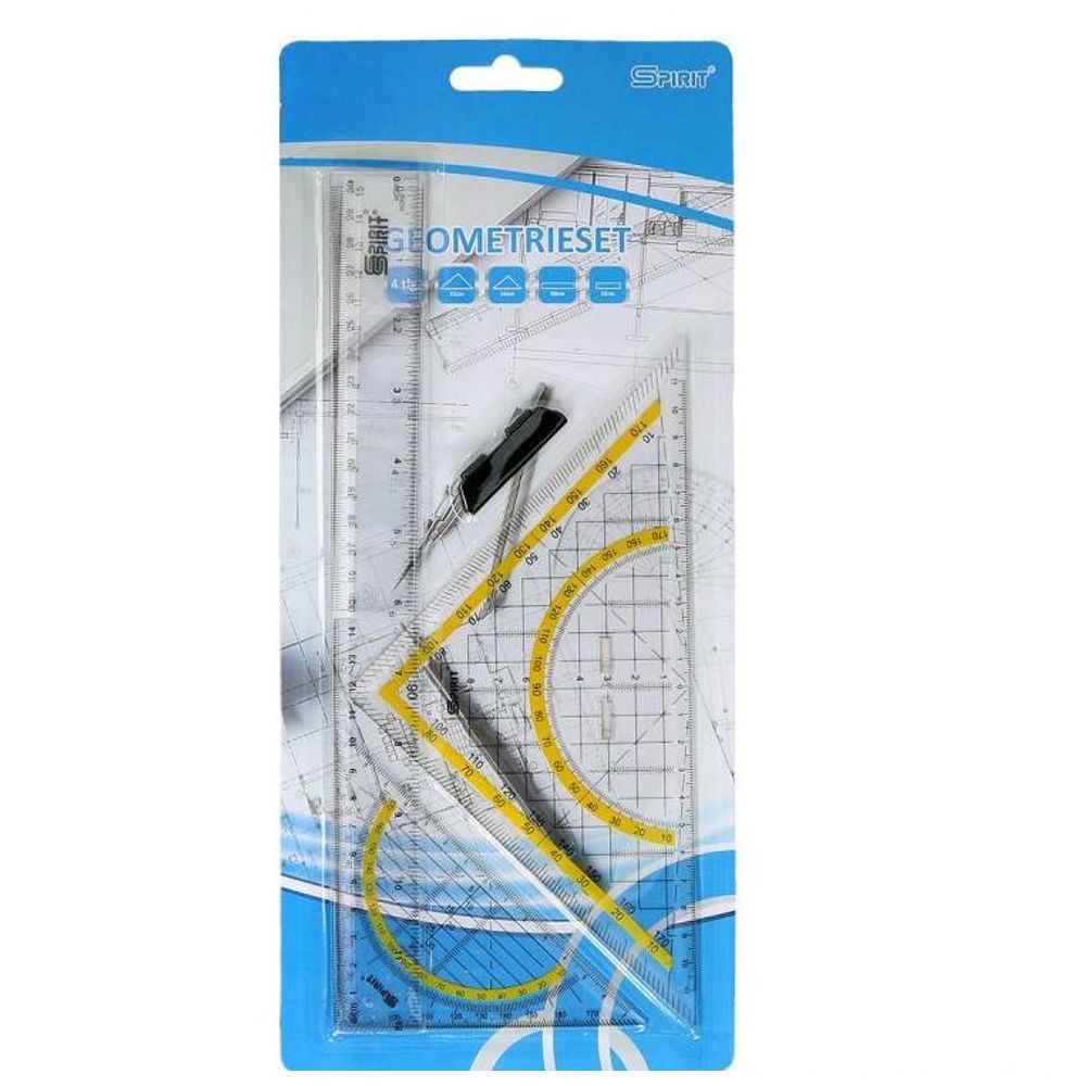 Spirit of Lifestyle Geometrijski Set 30cm, transparent slika 1