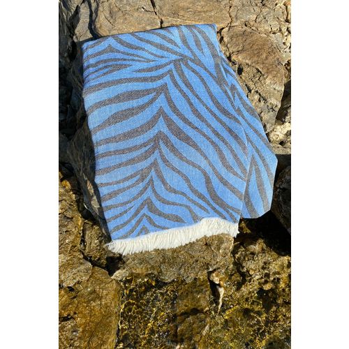 L'essential Maison Carnival - Blue Blue Fouta (Beach Towel) slika 1