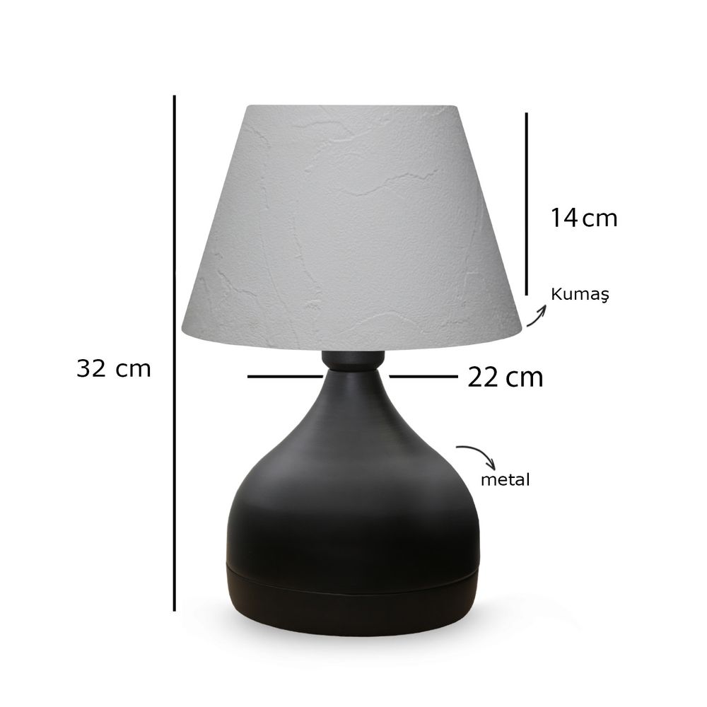 AYD-3088 Krem Stolna Lampa slika 3
