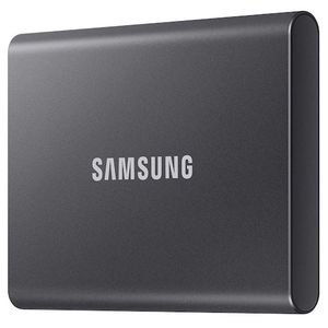 Samsung MU-PC4T0T/WW Portable SSD 4TB, T7, USB 3.2 Gen.2 (10Gbps), [Sequential Read/Write : Up to 1,050MB/sec /Up to 1,000 MB/sec], Grey