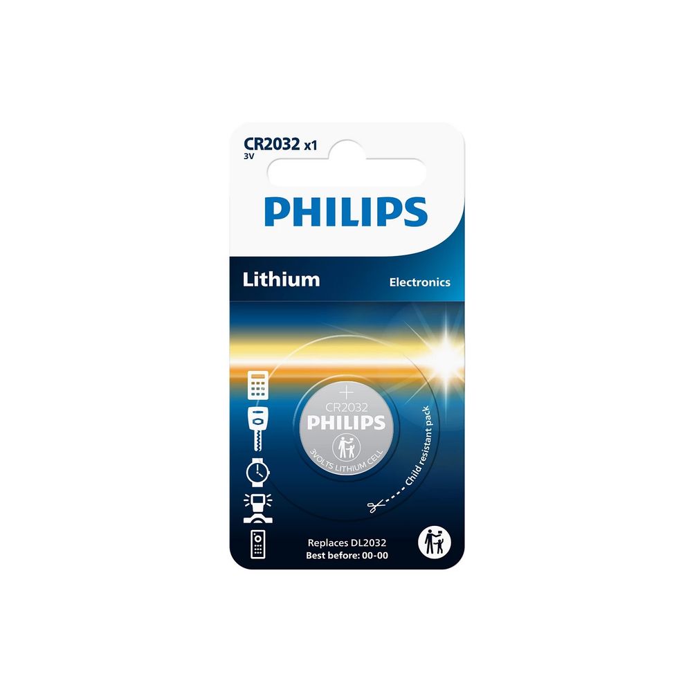 Philips baterija CR2032, 3V, 1 komad CR2032/01B slika 1