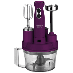 Goldmaster Štapni mikser sa posudom, 5u1, 1000 W, Multipraktik - GM-7239M Elena Max Purple