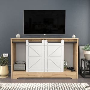 Ahris - Oak, White Oak
White TV Stand