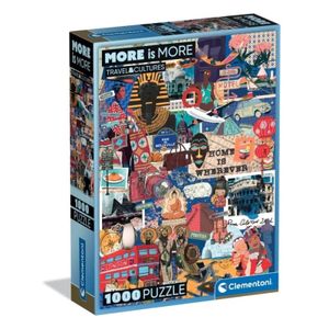 Clementoni CL37072 Puzzle 1000 PUTOVANJA I KULTURE, 1000kom
