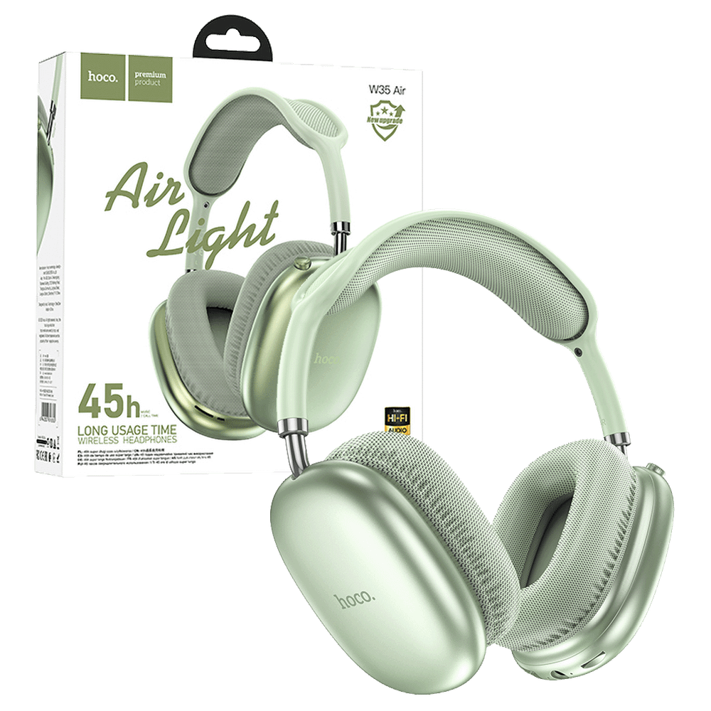 hoco. Slušalice bežične sa mikrofonom, Bluetooth - W35 Air Triumph Green slika 1