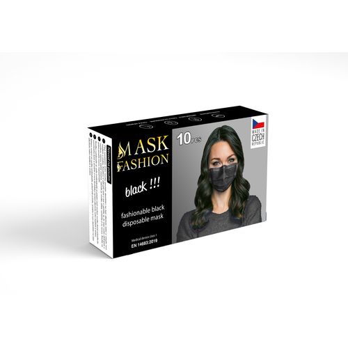 Mesaverde-maska za lice 3ply 10/1  crna slika 1