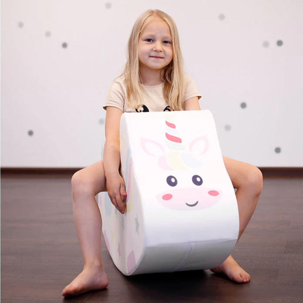 IGLU Soft Play Ljuljačka JEDNOROG - Bijeli slika 2