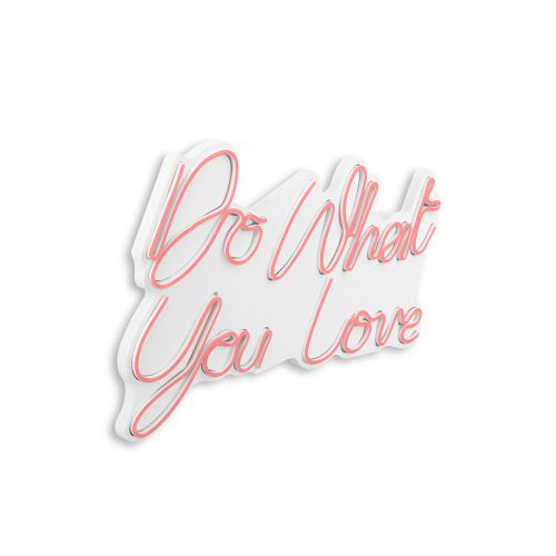 Wallity Dekorativna plastična led rasvjeta Do What You Love - ružičasta slika 6