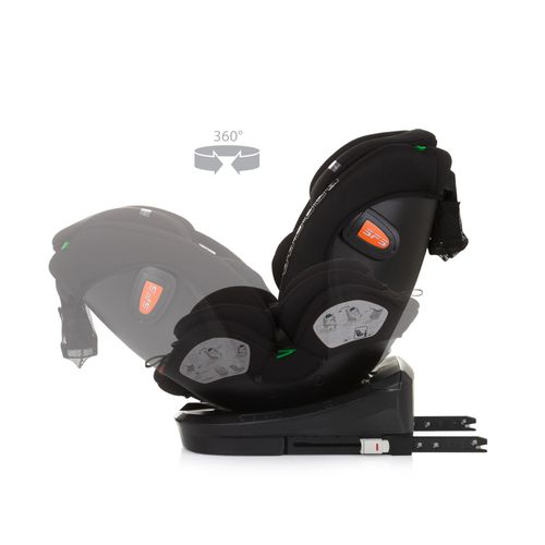 Chipolino autosjedalica I-SIZE 40-150 cm ISOFIX 360 "VOLARE" obsidian slika 7