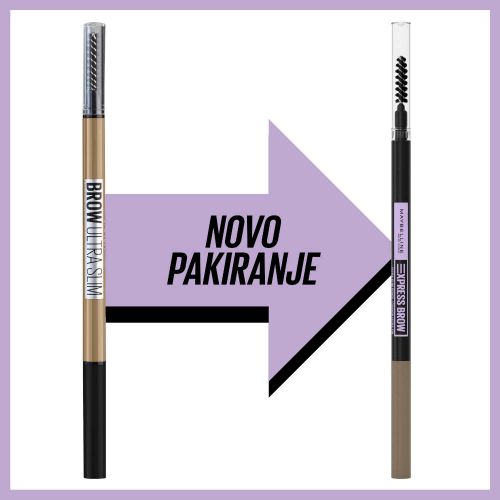 Maybelline New York Express Brow Ultra Slim Olovka za obrve 01 Blonde slika 5