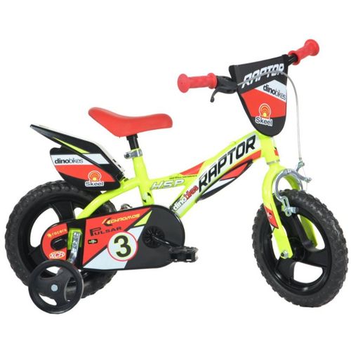 Dječji bicikl 14" Raptor žuti Dino Bikes slika 1