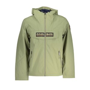 NAPAPIJRI GREEN MEN'S SPORTS JACKET