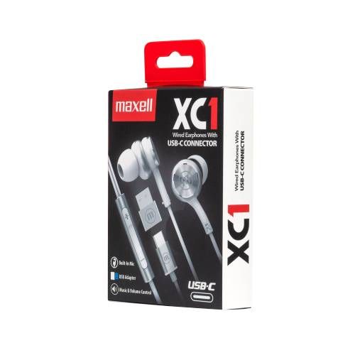 Maxell XC1 USB-C slušalice, bijele 348532 slika 1