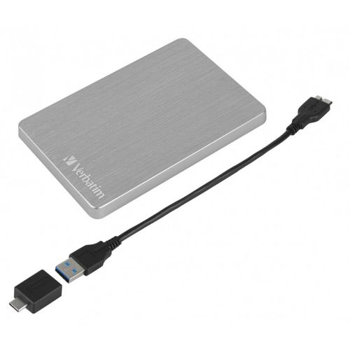 Externi hard disk Verbatim Store'n'Go Alu slim 2.5" (6,35Cm) 1TB USB 3.2 GEN1 srebrni slika 2