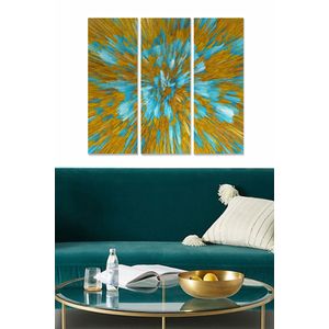 Dekorativna Slika od MDF-a u Više Boja (Set od 3 Komada) - MDF1185735