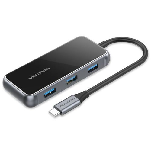 Vention USB-C to HDMI USB3.0*3 RJ45 PD Docking Station 0.15m Gray slika 1