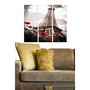 Dekorativna MDF Slika u Više Boja (Set od 3 Komada) - MDF148036274