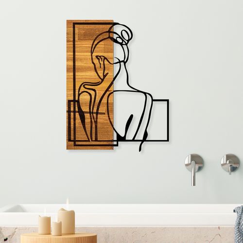 Wallity Drvena zidna dekoracija, Woman Posture slika 2