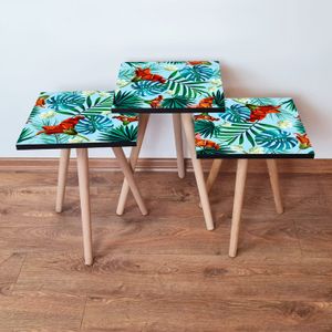 Nesting Table 3Shp199 - Višenamjenski Set Stolova (3 Komada)