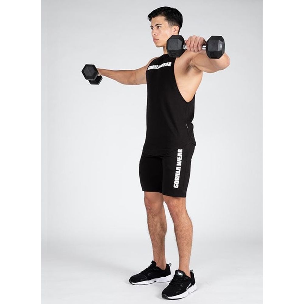 Gorilla Wear MILO Set šorc i majica, Crni slika 2