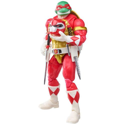 Power Rangers Ninja Turtles Raphael i Foot Soldier Tommy Figurica Set 15cm slika 2