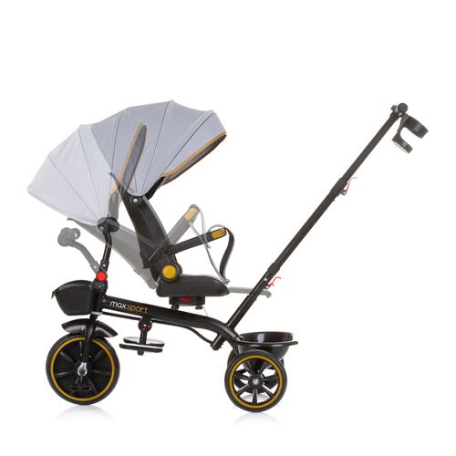 Chipolino tricikl Max Sport Ash Grey slika 6