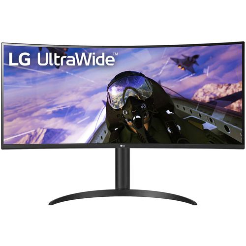 LG 34WP65CP-B 34'' VA UltraWide QHD 3440x1440@160Hz gaming, 21:9, 3000:1, 1ms, 300cd/m², 178°/178°, 2 HDMI, 1 DP, AMD FreeSync, VESA 100x100mm, Tilt, Height, Black, 3yw slika 1