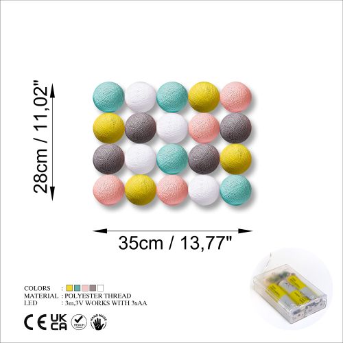 Vısterya Multicolor Wall Lamp slika 12