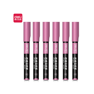 MARKER DELI AKRILNI METALIK PINK M02 S584 M02