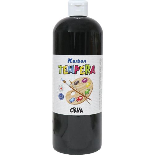 Tempera 1000ml boca KARBON crna slika 1