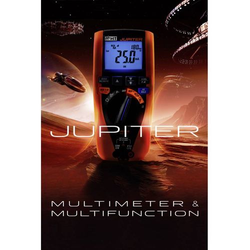 HT Instruments JUPITER ručni multimetar, RCD tester Kalibriran po (ISO) digitalni  CAT IV 600 V, CAT III 690 V Zaslon (brojevi): 6000 slika 5