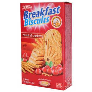 Breakfast biscuit cereals & cranberry 160g