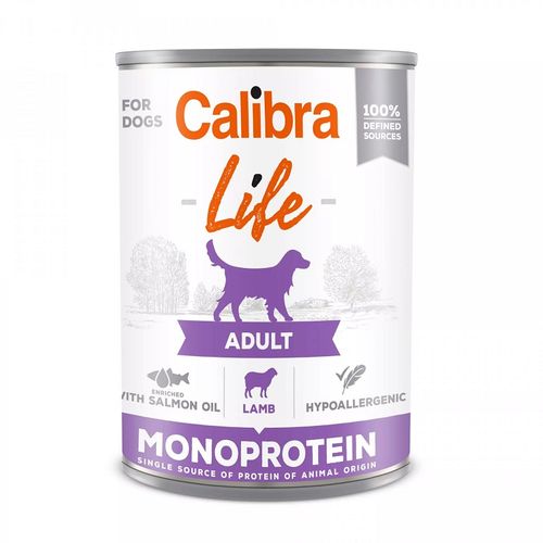 Calibra Dog Life Adult Jagnjetina Konzerva, hrana za pse 400g slika 1