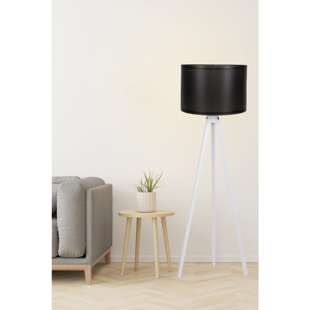 Podna Lampa Crno-Bijela 105 slika 2