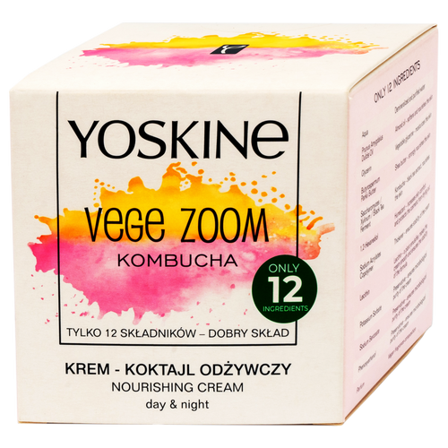 Yoskine Vege Zoom hranljiva dnevna i noćna krema – Kombucha  slika 1