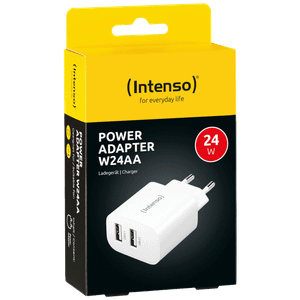 (Intenso) Punjač kučni, 2 x USB-A, 2.4A, 24W - Power Adapter W24AA