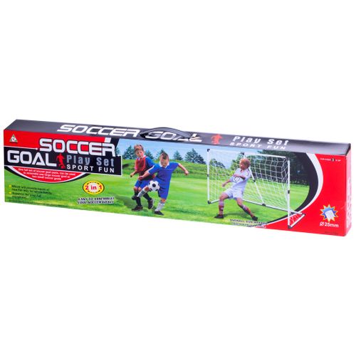 Nogometni gol za djecu 2u1 185x120x70cm slika 8