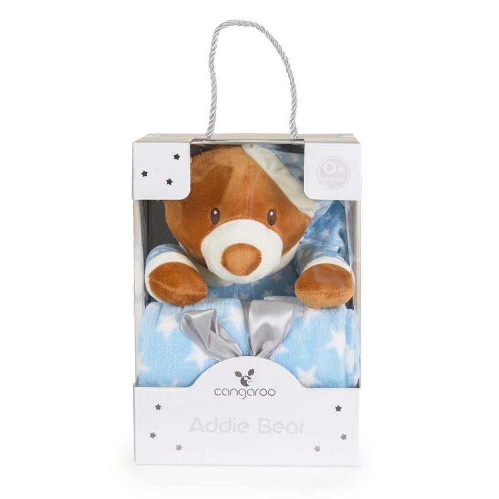 Cangaroo Poklon set Addie, Blue - Dekica sa plišanom igračkom Medo slika 3