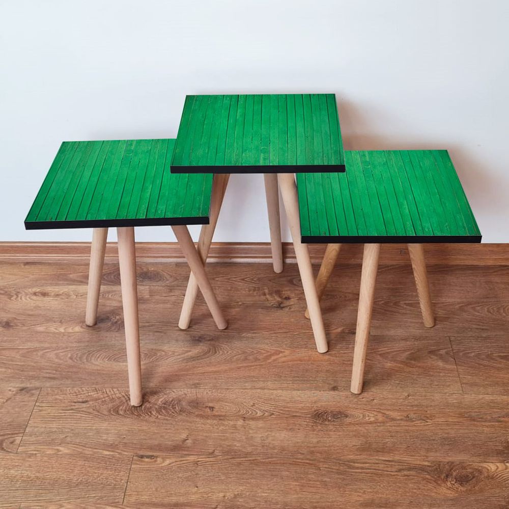 Zeleni Nesting Sto (3 Komada) 3Shp342 slika 1