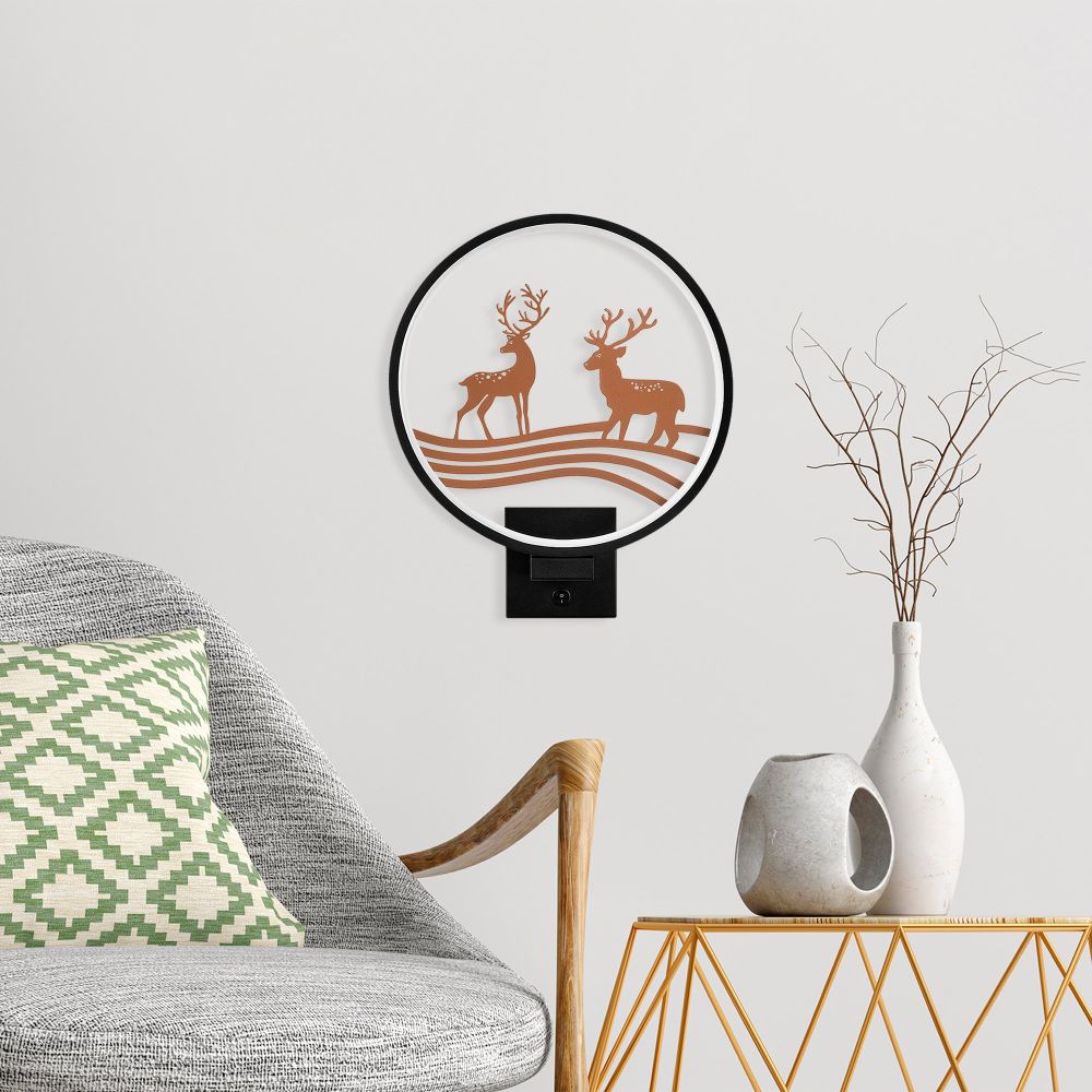 Zidna Lampa XMAS22 Black Copper slika 3