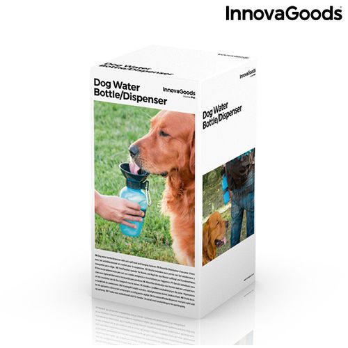InnovaGoods pseća putna (prijenosna) pojilica za vodu, 10x22cm, 550 ml slika 3