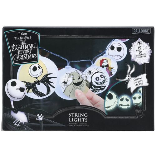 PALADONE NIGHTMARE BEFORE CHRISTMAS STRING LIGHTS WITH STICKER slika 1