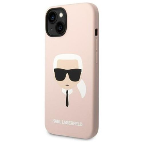 Karl Lagerfeld Futrola za iPhone 14 Pink Karl Head slika 1