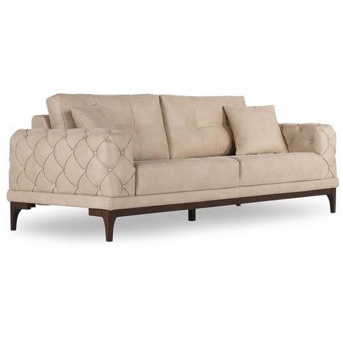 Lale - Cream Cream 3-Seat Sofa-Bed slika 2