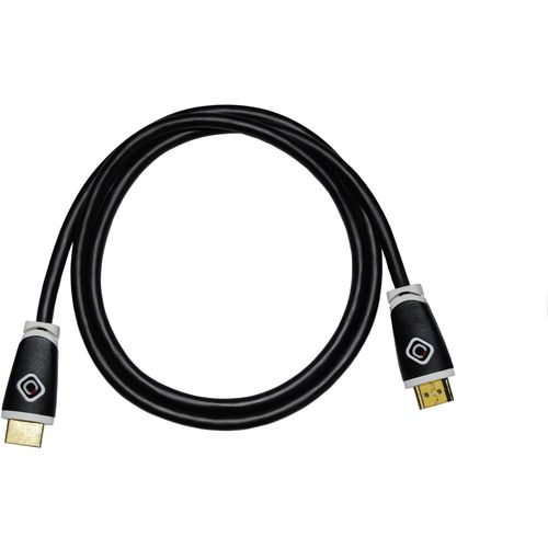 Oehlbach HDMI priključni kabel HDMI A utikač, HDMI A utikač 1.50 m crna 127 audio povratni kanal (arc), pozlaćeni kontakti, Ultra HD (4K) HDMI HDMI kabel slika 2