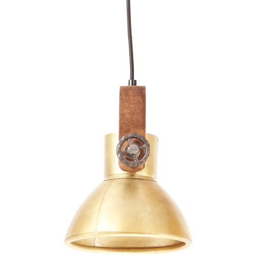Industrijska viseća svjetiljka 25 W mjedena okrugla 19 cm E27 slika 33