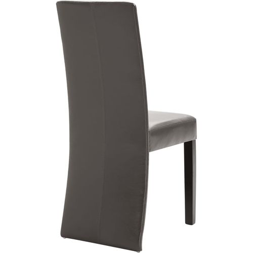 Blagovaonske stolice od umjetne kože 6 kom sive slika 26