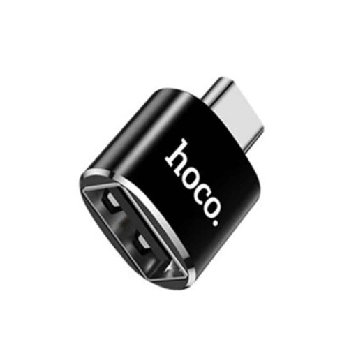 HOCO - OTG adapter (UA5) - USB-A na USB Type-C Plug &amp; Play 480 Mbps -crni slika 1