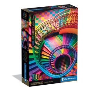 Clementoni CL35591 Puzzle 500 COLORBOOM STEPENICE, 500kom
